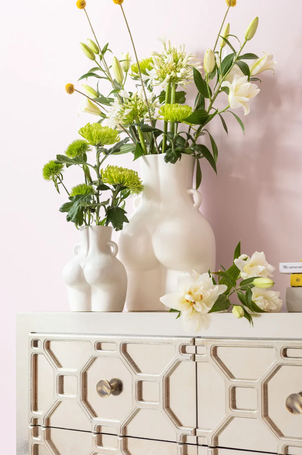 KARE Design Maljakot*Donna Maljakko Valkoinen 22cm