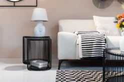 KARE Design Pöytävalaisimet*Donna Pöytävalaisin Valkoinen 48 Cm