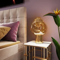 KARE Design Pöytävalaisimet*Dough Pöytävalaisin Kulta 38cm