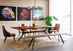 KARE Design Pöydät*Downtown Pöytä, Pähkinä 100x220cm