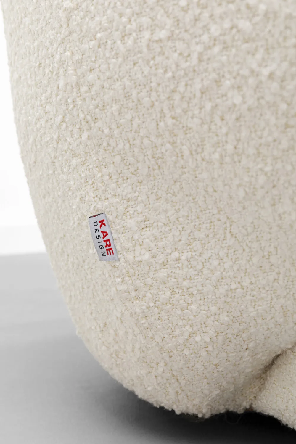 KARE Design Olohuone|Nojatuolit*Dreamy Boucle Nojatuoli Kermanvärinen