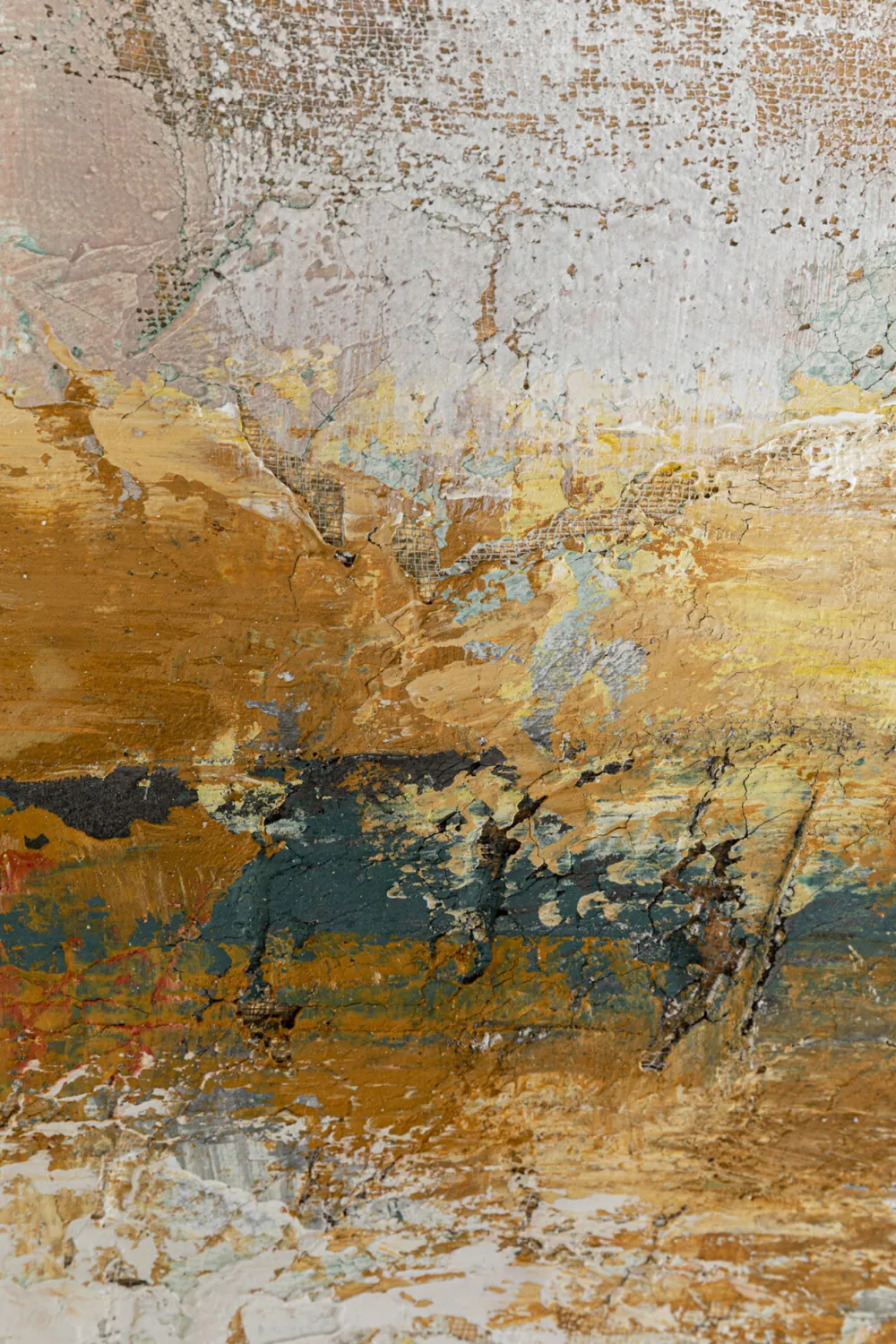 KARE Design Taulut|Olohuone*Dust Gold Kehystetty Taulu 120x120cm