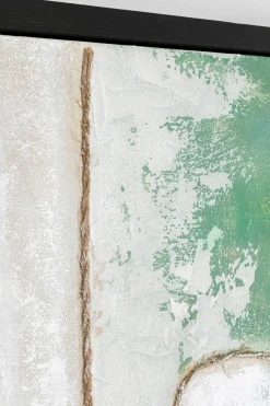 KARE Design Taulut*Dust Green Kehystetty Taulu 120x120cm