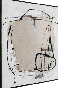 KARE Design Taulut*Dust Grey Kehystetty Taulu 100x100cm