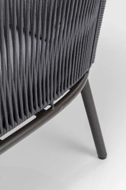 KARE Design Olohuone|Nojatuolit*Elba Nojatuoli, Harmaa, Ulkokaluste