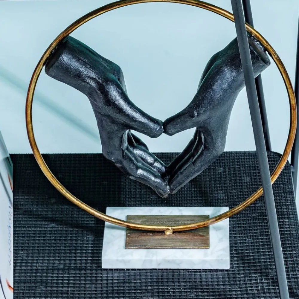 KARE Design Koriste-Esineet*Elements Heart Hand Sydän Kädet Koriste-esine 33cm