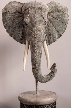 KARE Design Koriste-Esineet*Elephant Head Pearls Elefantti Koriste-esine 76cm