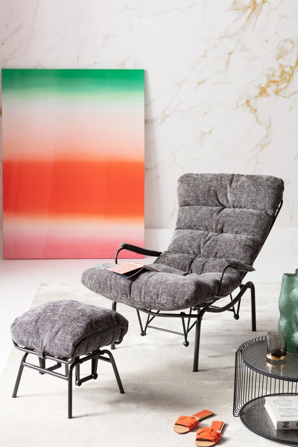 KARE Design Taulut|Olohuone*Endency Orange Canvas Taulu 160x120cm