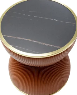 KARE Design Sohvapöydät*Endless Vegas Sivupöytä, Oranssi Ø47cm