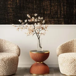 KARE Design Sohvapöydät*Endless Vegas Sivupöytä, Oranssi Ø47cm