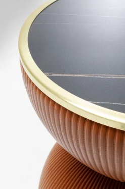 KARE Design Sohvapöydät*Endless Vegas Sivupöytä, Oranssi Ø47cm