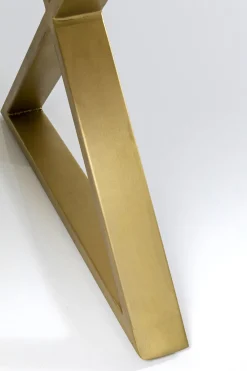 KARE Design Pöydät*Eternity Cross Pöytä, Kulta, Keraaminen Pöytälevy 180x90cm