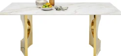KARE Design Pöydät*Eternity Oho Pöytä, Kulta, Keraaminen Pöytälevy 180x90cm