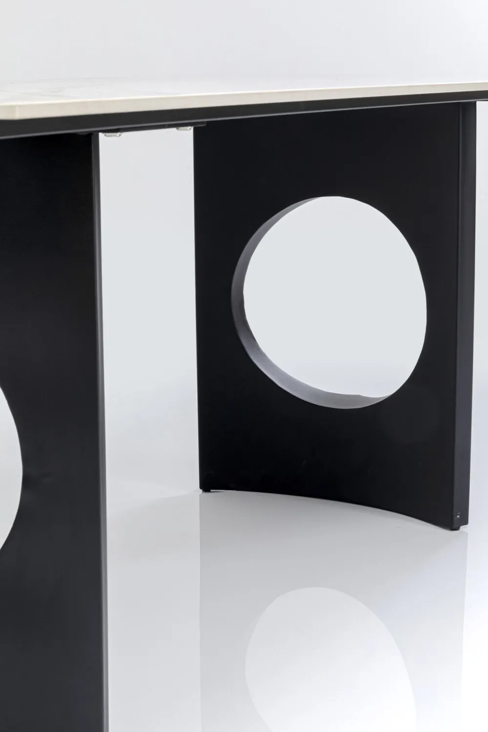 KARE Design Pöydät*Eternity Oho Pöytä, Musta, Keraaminen Pöytälevy 180x90cm