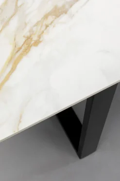 KARE Design Pöydät*Eternity Pöytä U-jalalla, Musta 160x80cm