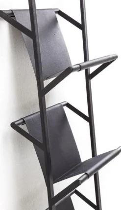 KARE Design Lehtitelineet*Exposition Lehtiteline, Metalli, Musta 174cm