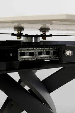 KARE Design Pöydät*Extension Table Twist Onyx 120(30+30)x90cm