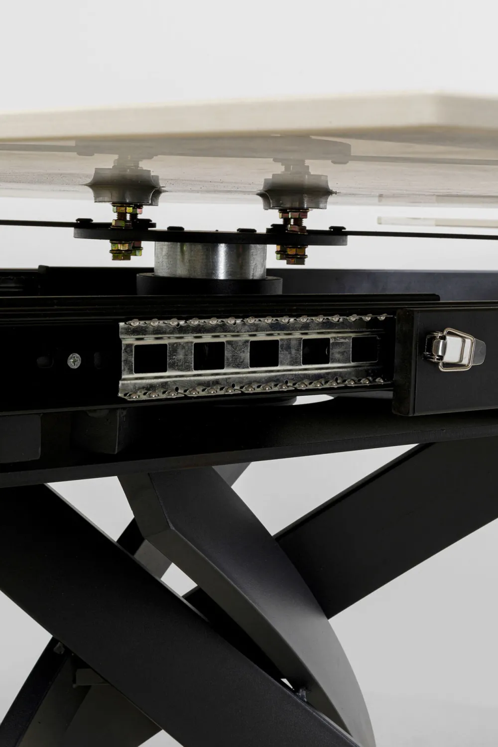 KARE Design Pöydät*Extension Table Twist Onyx 120(30+30)x90cm