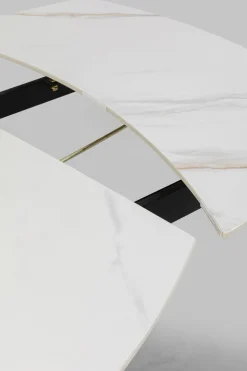 KARE Design Pöydät*Extension Table Twist Onyx 120(30+30)x90cm