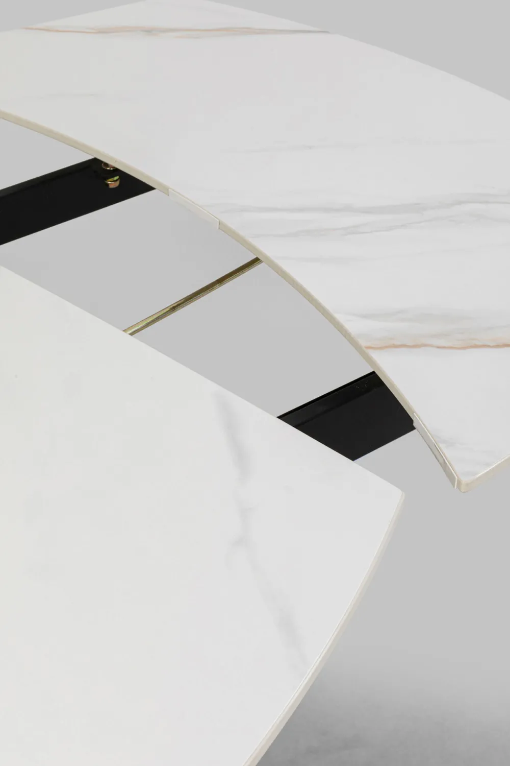 KARE Design Pöydät*Extension Table Twist Onyx 120(30+30)x90cm