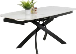 KARE Design Pöydät*Extension Table Twist Onyx 120(30+30)x90cm