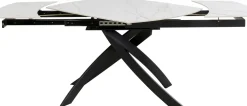 KARE Design Pöydät*Extension Table Twist Onyx 120(30+30)x90cm