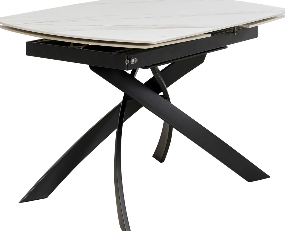 KARE Design Pöydät*Extension Table Twist Onyx 120(30+30)x90cm