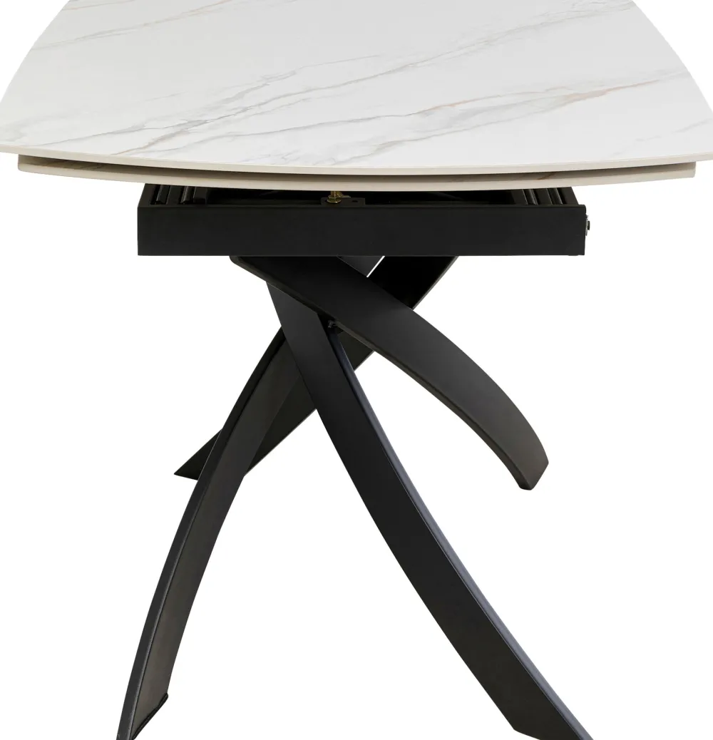 KARE Design Pöydät*Extension Table Twist Onyx 120(30+30)x90cm