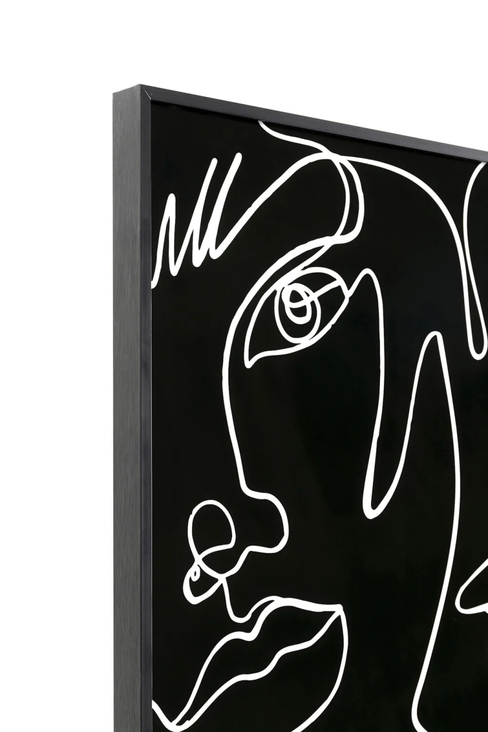 KARE Design Taulut*Faccia Arte Drawing Kasot Kehystetty Taulu Musta 150x100cm