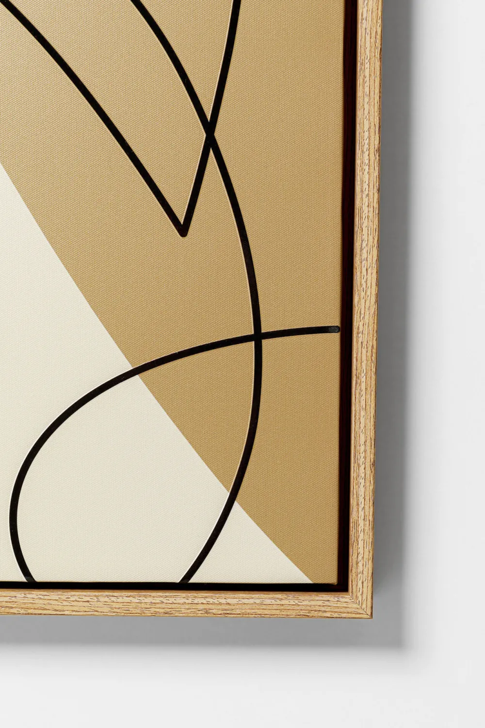 KARE Design Taulut*Faccia Arte Tri Colore Kasvot Kehystetty Taulu 90x120cm