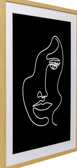 KARE Design Taulut*Faccia Arte Woman Kasvot Kehystetty Taulu 60x80cm