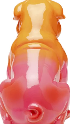 KARE Design Koriste-Esineet*Fashion Dog Koira Koriste-esine Oranssi 17cm