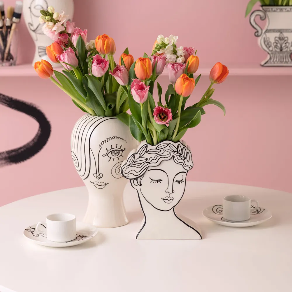 KARE Design Maljakot|Olohuone*Favola Lady Maljakko 26cm