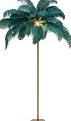 KARE Design Lattiavalaisimet*Feather Palm Lattiavalaisin Vihreä 165cm