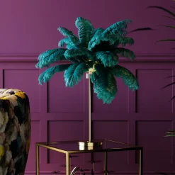 KARE Design Pöytävalaisimet*Feather Palm Pöytävalaisin Vihreä 60cm