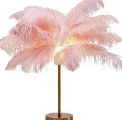 KARE Design Pöytävalaisimet*Feather Palm Pöytävalaisin Pinkki 60cm