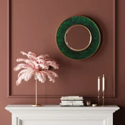 KARE Design Pöytävalaisimet*Feather Palm Pöytävalaisin Pinkki 60cm