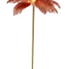 KARE Design Lattiavalaisimet*Feather Palm, Sulat Lattiavalaisin, Ruosteenpunainen, 165cm
