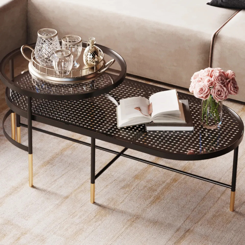 KARE Design Sohvapöydät|Olohuone*Fence Sohvapöytä (2/Set)