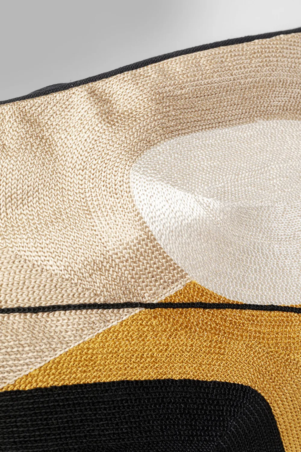 KARE Design Sisustustyynyt|Olohuone*Fields Yellow Tyyny Monivärinen 50x50cm