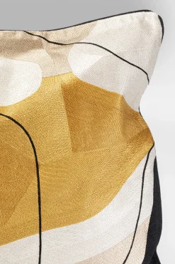 KARE Design Sisustustyynyt|Olohuone*Fields Yellow Tyyny Monivärinen 50x50cm