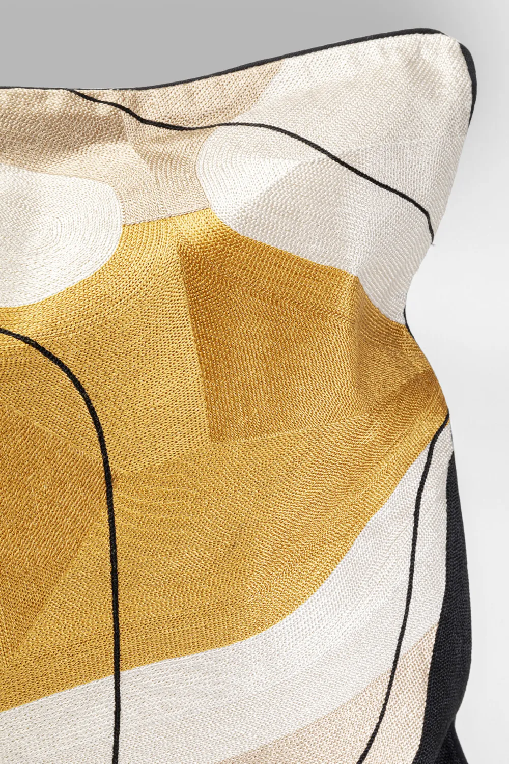 KARE Design Sisustustyynyt|Olohuone*Fields Yellow Tyyny Monivärinen 50x50cm