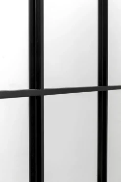 KARE Design Peilit*Finestra Seinäpeili, Metallia, Musta 90x180cm