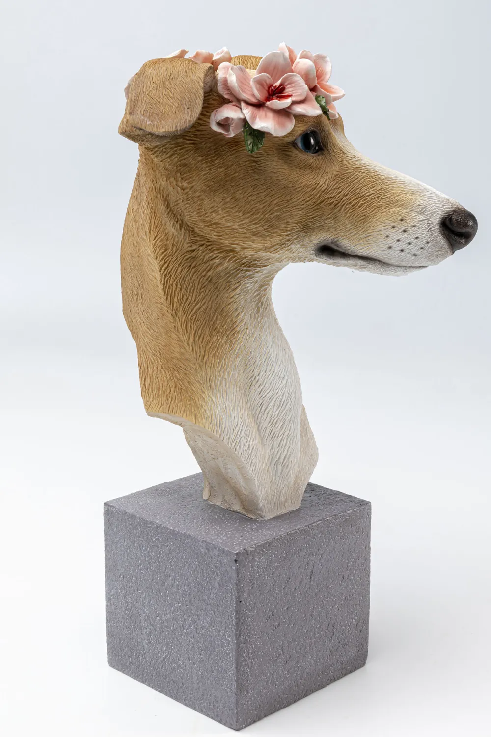 KARE Design Koriste-Esineet*Fiori Greyhound, Vinttikoira Koriste-esine, Figuuri 47cm