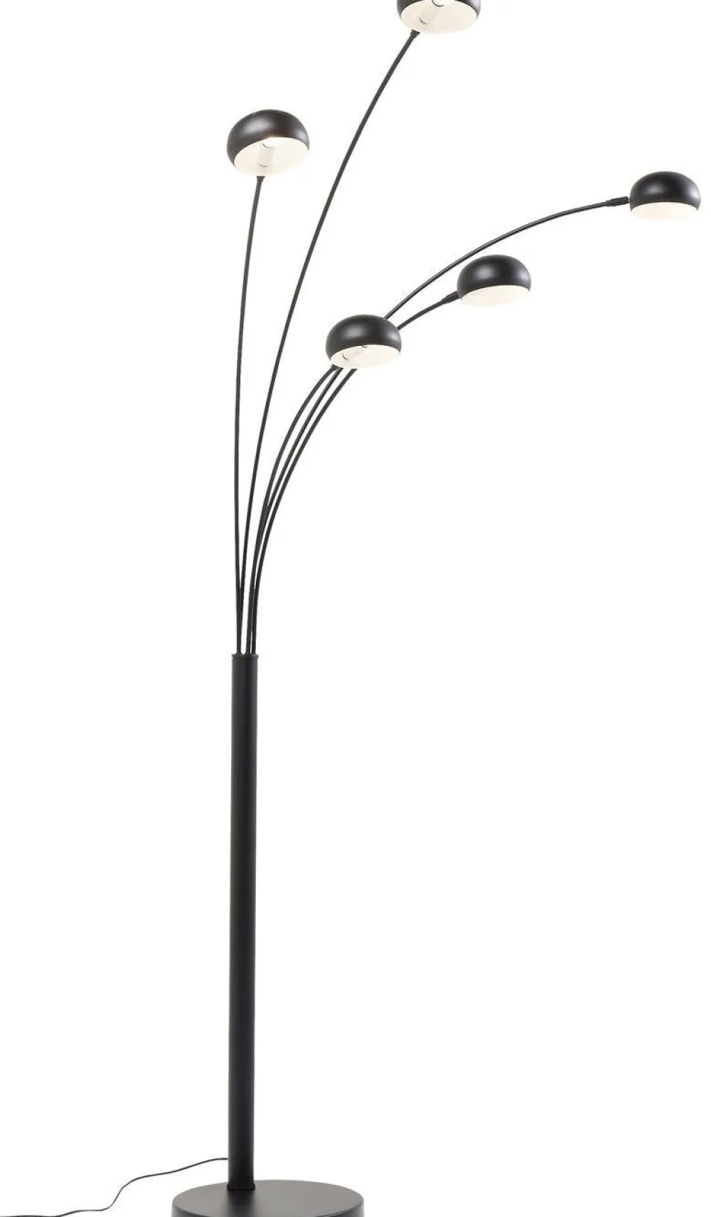 KARE Design Lattiavalaisimet*Five Fingers Lattiavalaisin, Matta Musta