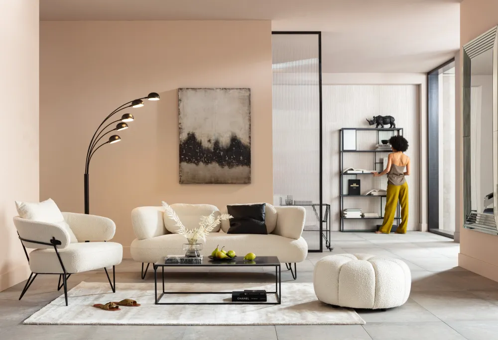 KARE Design Lattiavalaisimet*Five Fingers Lattiavalaisin, Matta Musta