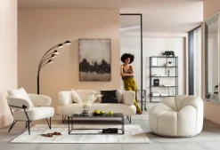 KARE Design Lattiavalaisimet*Five Fingers Lattiavalaisin, Matta Musta