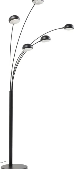 KARE Design Lattiavalaisimet*Five Fingers Lattiavalaisin, Matta Musta