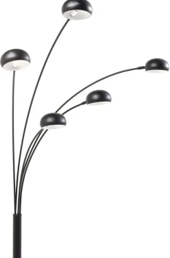 KARE Design Lattiavalaisimet*Five Fingers Lattiavalaisin, Matta Musta