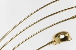 KARE Design Lattiavalaisimet|Olohuone*Five Fingers Lattiavalaisin, Messinki